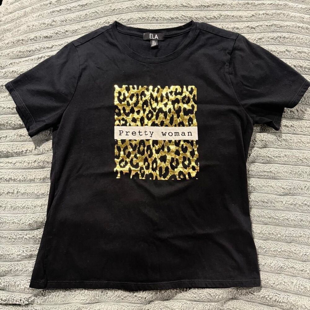 ELA Women's Black T-shirt